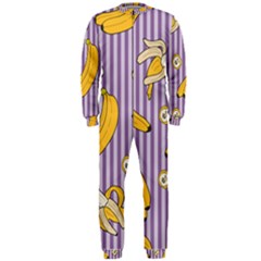 Pattern Bananas Fruit Tropical Seamless Texture Graphics Onepiece Jumpsuit (men) by Bedest