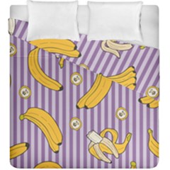 Pattern Bananas Fruit Tropical Seamless Texture Graphics Duvet Cover Double Side (king Size) by Bedest