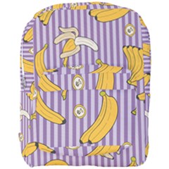 Pattern Bananas Fruit Tropical Seamless Texture Graphics Full Print Backpack by Bedest