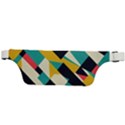 Geometric Pattern Retro Colorful Abstract Active Waist Bag View2