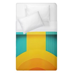 Colorful Rainbow Pattern Digital Art Abstract Minimalist Minimalism Duvet Cover (single Size) by Bedest