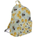 Bees Pattern Honey Bee Bug Honeycomb Honey Beehive The Plain Backpack View2