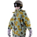 Bees Pattern Honey Bee Bug Honeycomb Honey Beehive Women s Zip Ski and Snowboard Waterproof Breathable Jacket View2