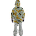 Bees Pattern Honey Bee Bug Honeycomb Honey Beehive Women s Zip Ski and Snowboard Waterproof Breathable Jacket View4