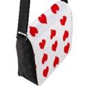 Heart Red Love Valentines Day Flap Closure Messenger Bag (L) View2