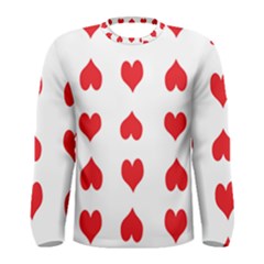 Heart Red Love Valentines Day Men s Long Sleeve T-shirt