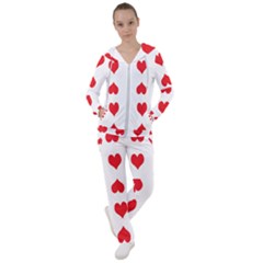 Heart Red Love Valentines Day Women s Tracksuit by Bajindul