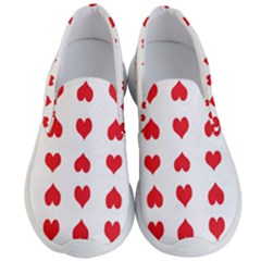 Heart Red Love Valentines Day Men s Lightweight Slip Ons by Bajindul