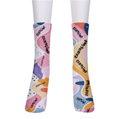 Personalized Colorful Name Crew Socks