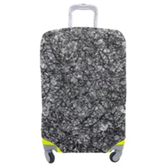 Black And White Abstract Expressive Print Luggage Cover (medium) by dflcprintsclothing