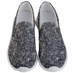 Black And White Abstract Expressive Print Men s Lightweight Slip Ons by dflcprintsclothing