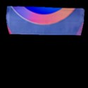 Circle Colorful Rainbow Spectrum Button Gradient Flap Closure Messenger Bag (L) View1