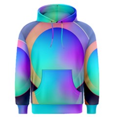 Circle Colorful Rainbow Spectrum Button Gradient Men s Core Hoodie by Maspions