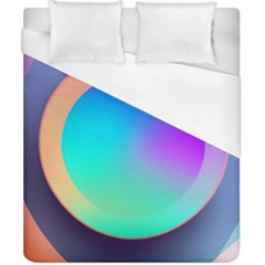 Circle Colorful Rainbow Spectrum Button Gradient Duvet Cover (california King Size)