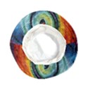 Cosmic Rainbow Quilt Artistic Swirl Spiral Forest Silhouette Fantasy Bucket Hat (Kids) View3