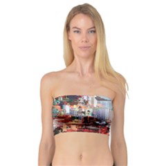 Digital Computer Technology Office Information Modern Media Web Connection Art Creatively Colorful C Bandeau Top