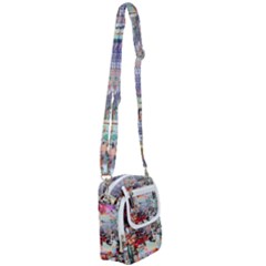 Digital Computer Technology Office Information Modern Media Web Connection Art Creatively Colorful C Shoulder Strap Belt Bag by Maspions