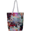 Digital Computer Technology Office Information Modern Media Web Connection Art Creatively Colorful C Full Print Rope Handle Tote (Small) View1