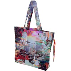 Digital Computer Technology Office Information Modern Media Web Connection Art Creatively Colorful C Drawstring Tote Bag