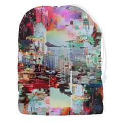 Digital Computer Technology Office Information Modern Media Web Connection Art Creatively Colorful C Drawstring Pouch (3xl) by Maspions