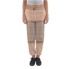 Wooden Wickerwork Texture Square Pattern Women s Jogger Sweatpants by Maspions