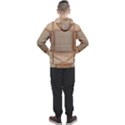 Wooden Wickerwork Texture Square Pattern Men s Pullover Hoodie View2