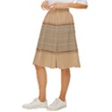 Wooden Wickerwork Texture Square Pattern Classic Short Skirt View2