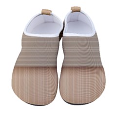 Wooden Wickerwork Texture Square Pattern Men s Sock-style Water Shoes