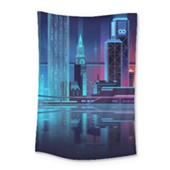 Digital Art Artwork Illustration Vector Buiding City Small Tapestry