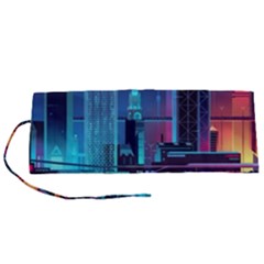 Digital Art Artwork Illustration Vector Buiding City Roll Up Canvas Pencil Holder (s)