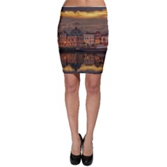 Old Port Of Maasslui Netherlands Bodycon Skirt