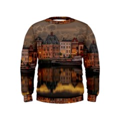 Old Port Of Maasslui Netherlands Kids  Sweatshirt