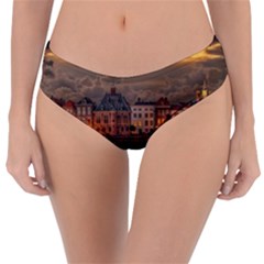 Old Port Of Maasslui Netherlands Reversible Classic Bikini Bottoms by Maspions