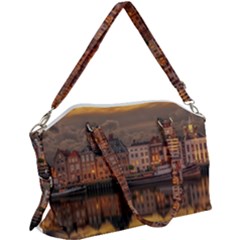 Old Port Of Maasslui Netherlands Canvas Crossbody Bag