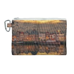 Old Port Of Maasslui Netherlands Canvas Cosmetic Bag (large)