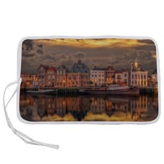 Old Port Of Maasslui Netherlands Pen Storage Case (l)