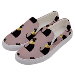 Cat Egyptian Ancient Statue Egypt Culture Animals Men s Canvas Slip Ons