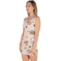 Bear Cartoon Background Pattern Seamless Animal Bodycon Dress View2