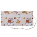 Bear Cartoon Background Pattern Seamless Animal Roll Up Canvas Pencil Holder (S) View2