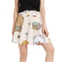 Bear Cartoon Background Pattern Seamless Animal Waistband Skirt View1