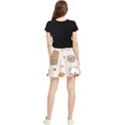 Bear Cartoon Background Pattern Seamless Animal Waistband Skirt View2