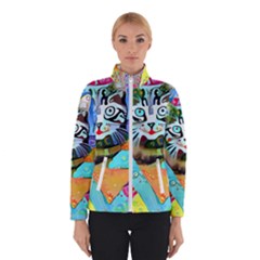 Kitten Cat Pet Animal Adorable Fluffy Cute Kitty Women s Bomber Jacket