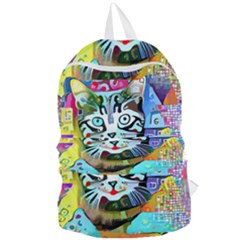 Kitten Cat Pet Animal Adorable Fluffy Cute Kitty Foldable Lightweight Backpack