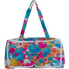 Circles Art Seamless Repeat Bright Colors Colorful Multi Function Bag