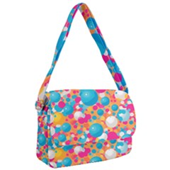 Circles Art Seamless Repeat Bright Colors Colorful Courier Bag