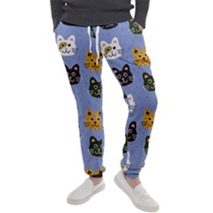 Cat Cat Background Animals Little Cat Pets Kittens Men s Jogger Sweatpants