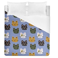 Cat Cat Background Animals Little Cat Pets Kittens Duvet Cover (queen Size)