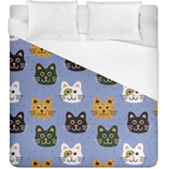 Cat Cat Background Animals Little Cat Pets Kittens Duvet Cover (king Size)