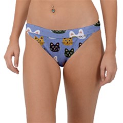 Cat Cat Background Animals Little Cat Pets Kittens Band Bikini Bottoms