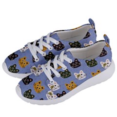 Cat Cat Background Animals Little Cat Pets Kittens Women s Lightweight Sports Shoes